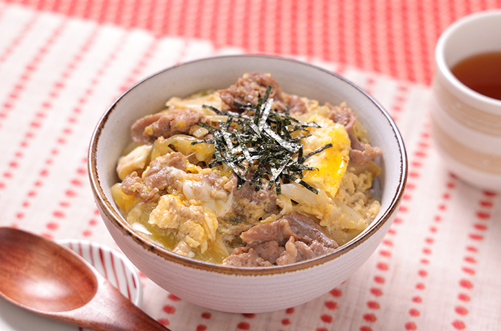 すき焼き風卵とじ