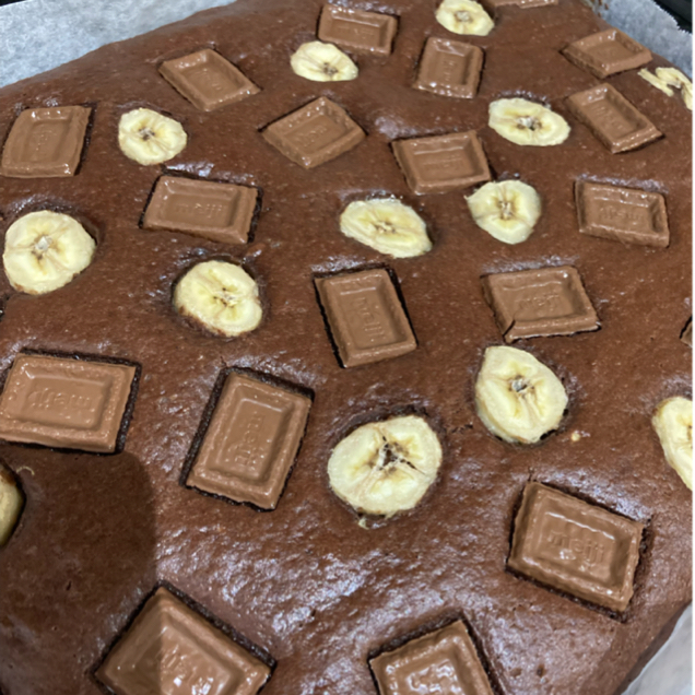 バナナの爽やか～♪天板ケーキ