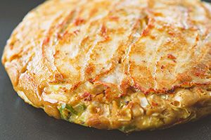 キムチ餅お好み焼きレシピ・作り方 - E・レシピ