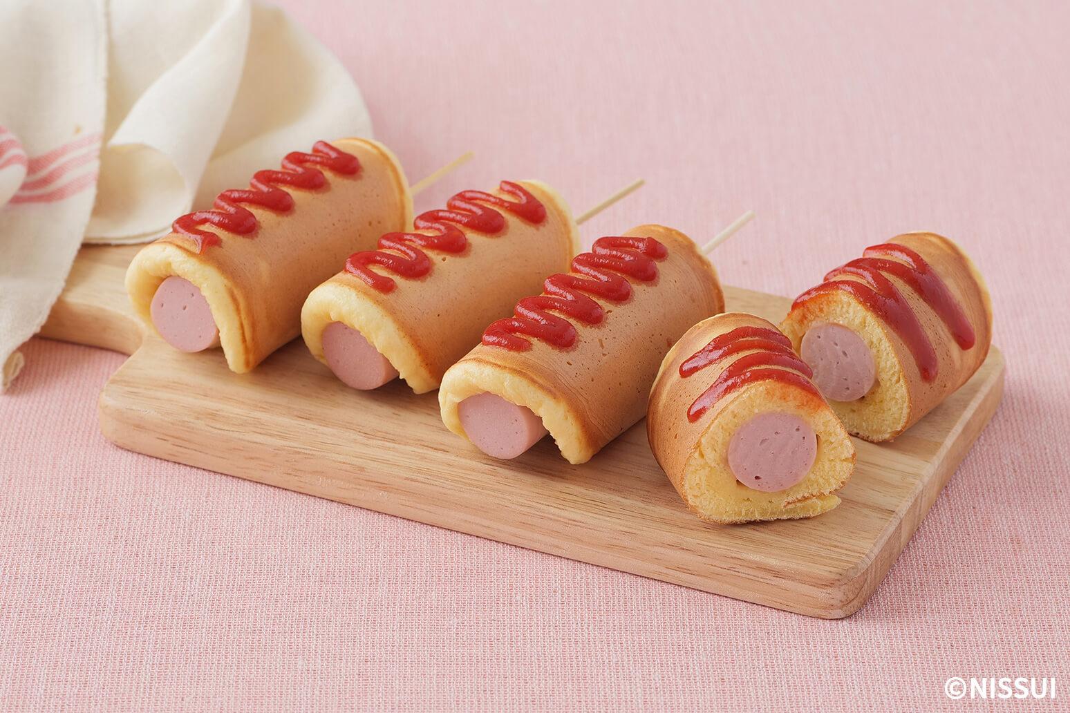 プリマハムレシピ想いを伝える♡型アメリカンドッグ