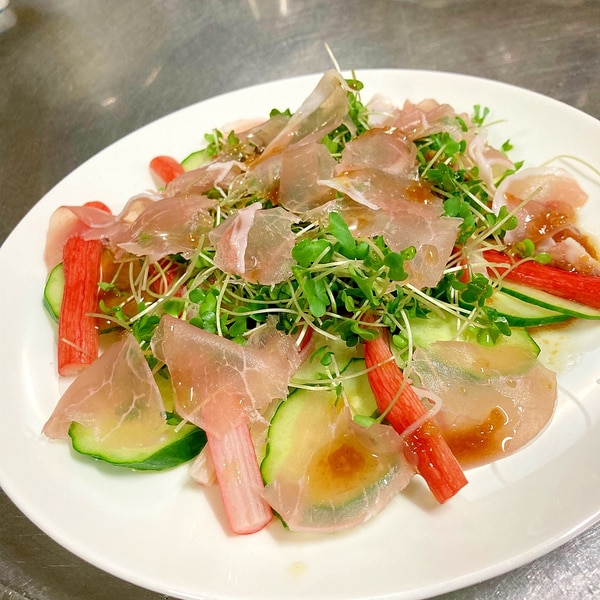 焼鳥みたいなサラダ、ブロッコリー生ハム巻きのサラダ串 - 魚料理と簡単レシピ