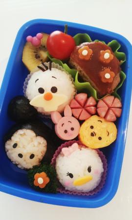 ツムツム ドナルドとデイジー弁当シュウの「今日のお弁当日記」