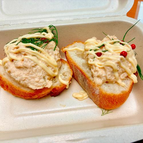 サーモンのリエット