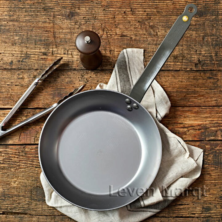 deBUYER デバイヤー18-10プライオリティ 片手深型鍋 28cm 蓋無 手付 3690-28 ASTE408