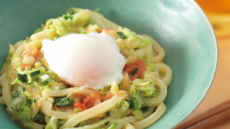 簡単♡節約♡めんつゆごま油うどん
