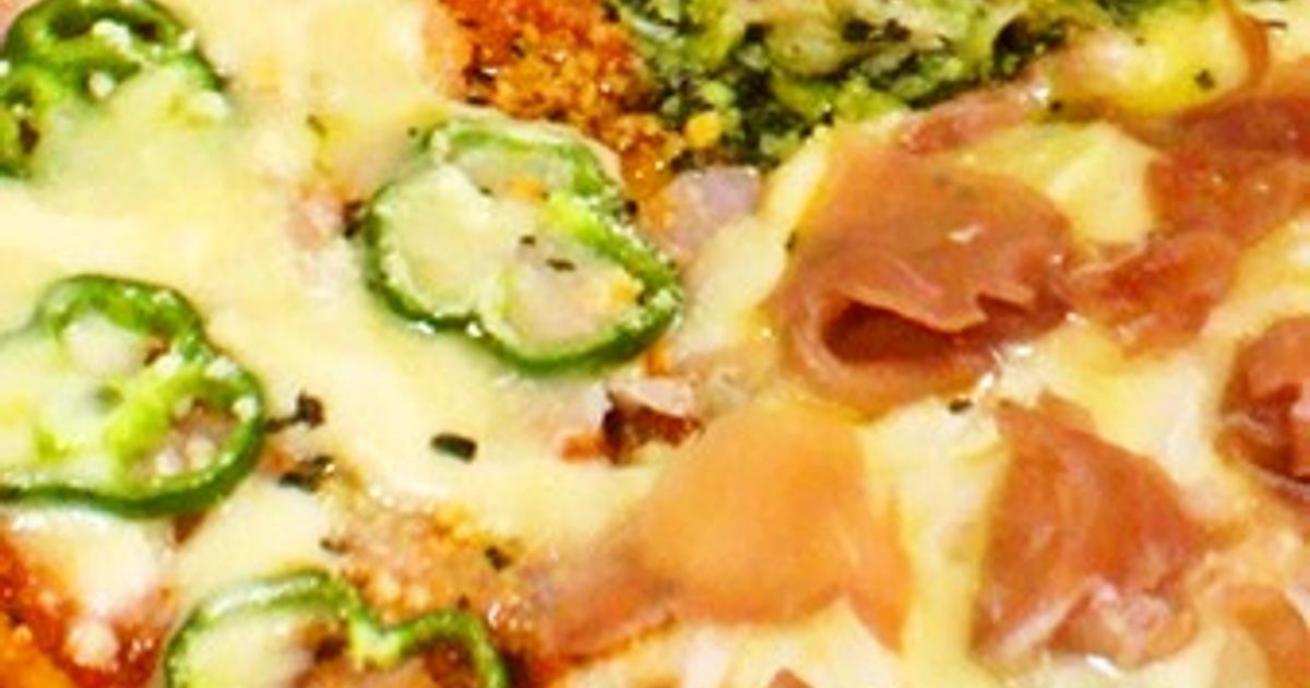 ランチに☆発酵なし簡単♪フライパンピザ