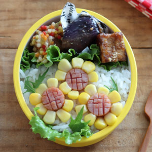 簡単♪ひよこオムライス弁当 : かわいいおべんとう