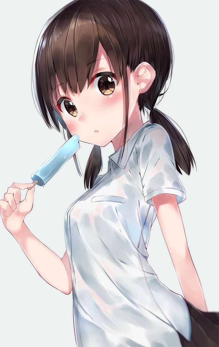 アイスキャンディーを食べる女の子 AIのイラスト素材115341735- PIXTA