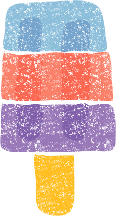 アイスキャンディーを片手にもったかわいいペンギンのワンポイントイラスト・夏のイベント告知やポップ無料イラスト素材TemplateBox