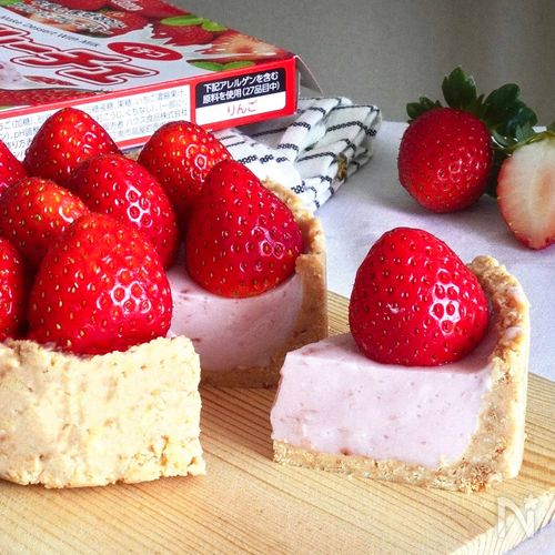 フルーチェdeレアチーズケーキ fumiSnapdish スナップディッシュID:v5S8Pa