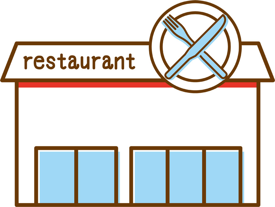 レストランみんちりえ背景イラストのフリー素材サイト