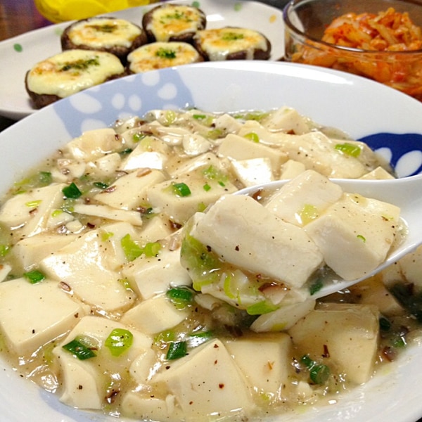 麻婆豆腐のレシピ 最小限の材料で美味しく！：白ごはん.com