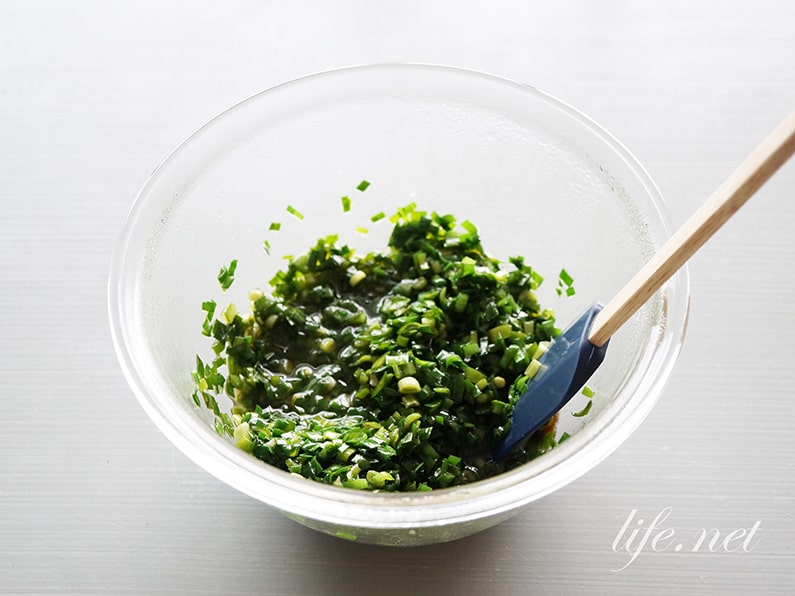 あさイチ ニラと桜えびの和え麺のレシピ 4月14日