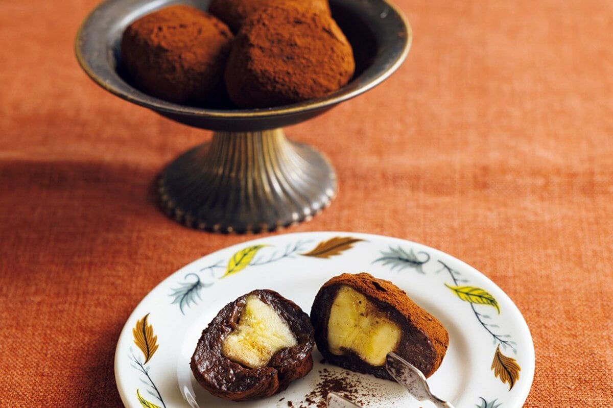 レンジで簡単♪チョコバナナ