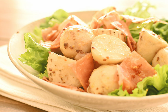 里芋・ベーコン・玉葱サラダ レシピ・作り方 by sakura06010518 - 楽天レシピ