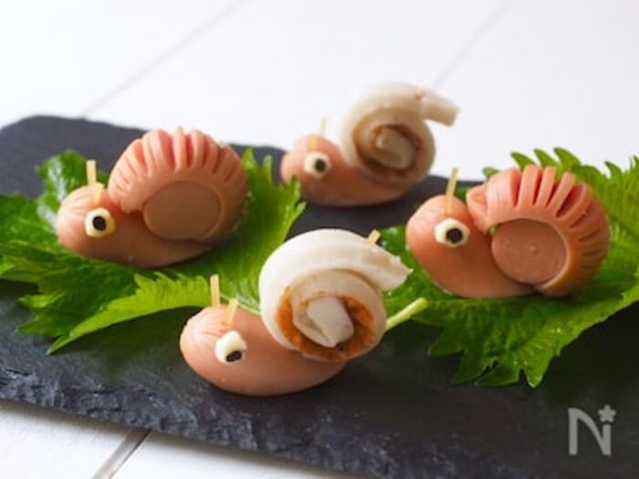 簡単かわいい くるくるウィンナ