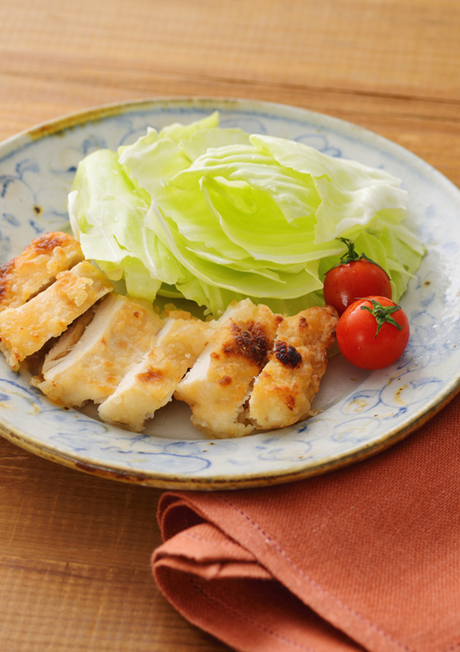 きのこと豚肉の山賊焼き かぼちゃの煮もの七福なます 食材宅配のヨシケイ 夕食ネット レシピ・メニュー・献立付き