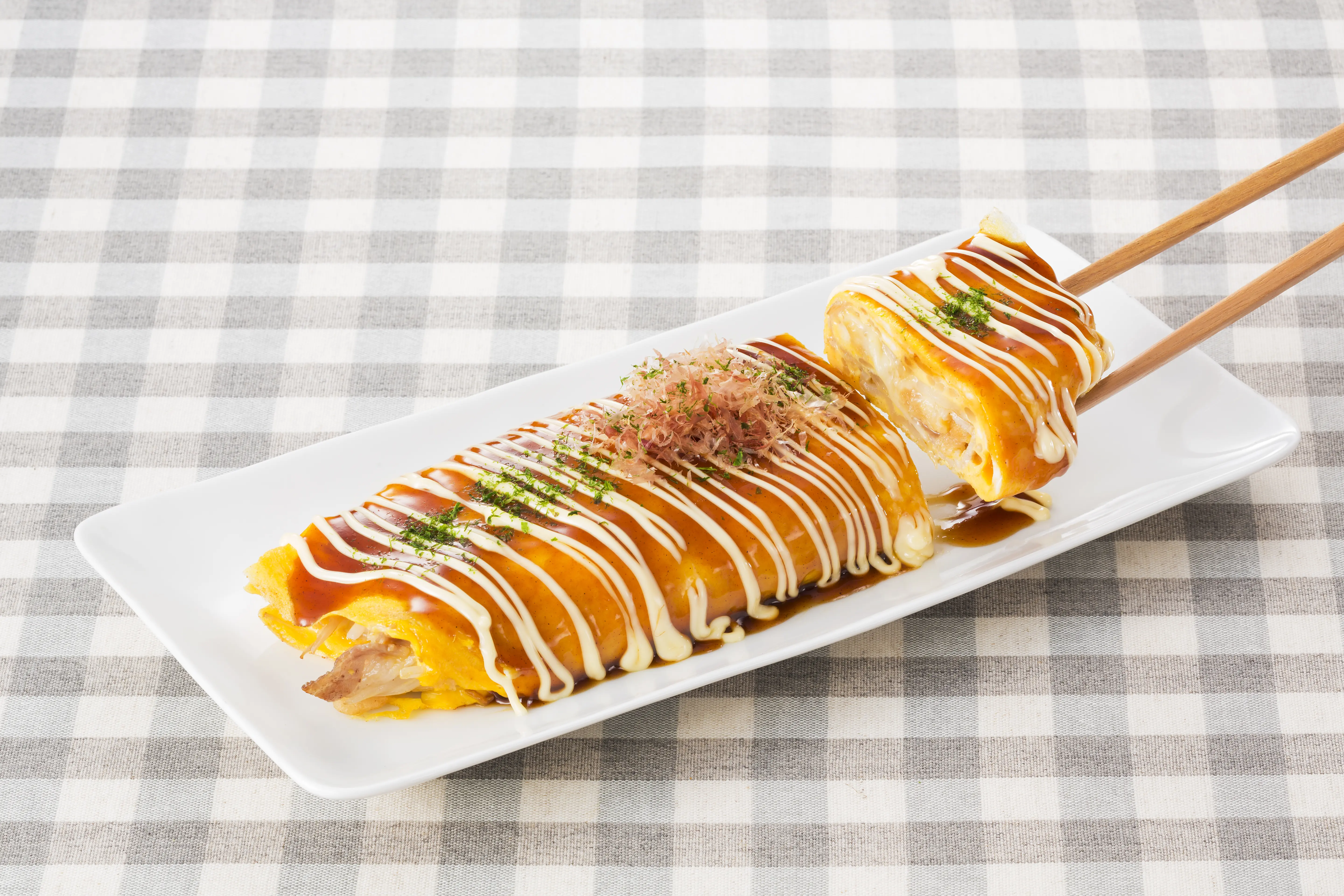 卵なしで！フワフワ♪モチモチ♪お好み焼き