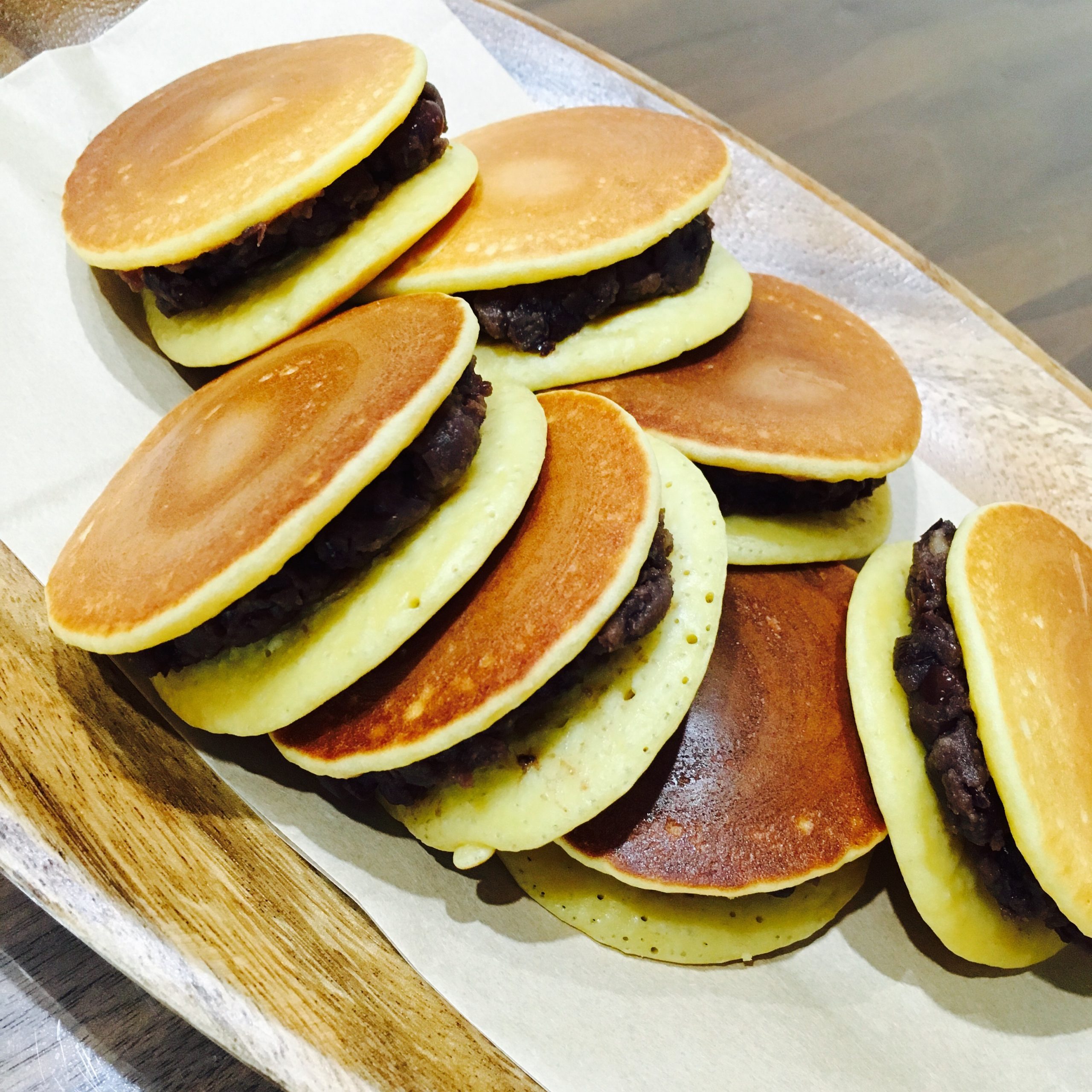 卵不使用 米粉でもっちり栗のチーズ餡どら焼き