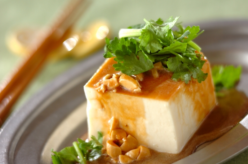 ピーナッツとじゃこのごちそう豆腐 ごまレシピ公式 ごま油のかどや製油