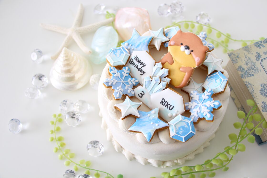 誕生日・記念日 フラワーブーケアイシングクッキー セミオーダー 5枚入り Francesca von SweetsCake.jp