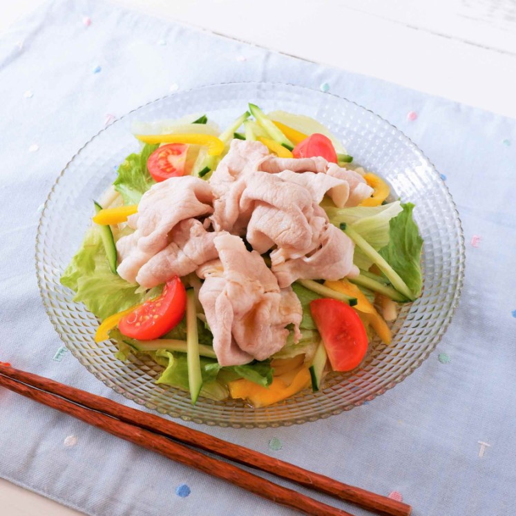 簡単！ 温かい豚しゃぶうどん