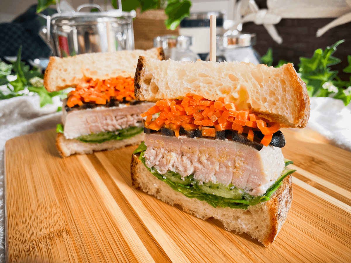 昨日のおかずで♪サンドorサンドイッチ5