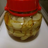 ドライリンゴで作るりんご酢 - BLUE BLUEBERRY FARMブルーブルーベリーファーム