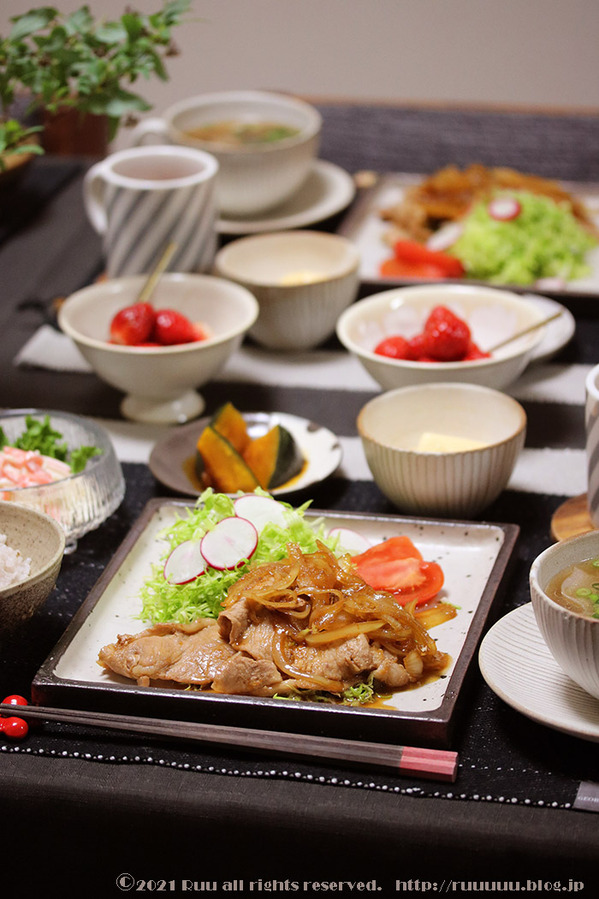 2歳のこどもごはん☆サイダーで煮た鶏大根や生姜焼きなど一週間の献立