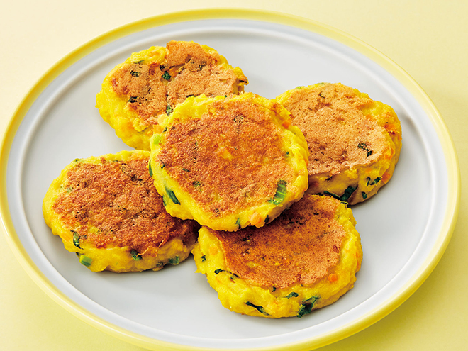 小松菜と豆腐のおやき