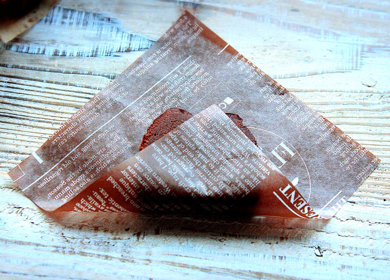 塩チョコテリーヌのラッピングラッピングcotta＊コッタ