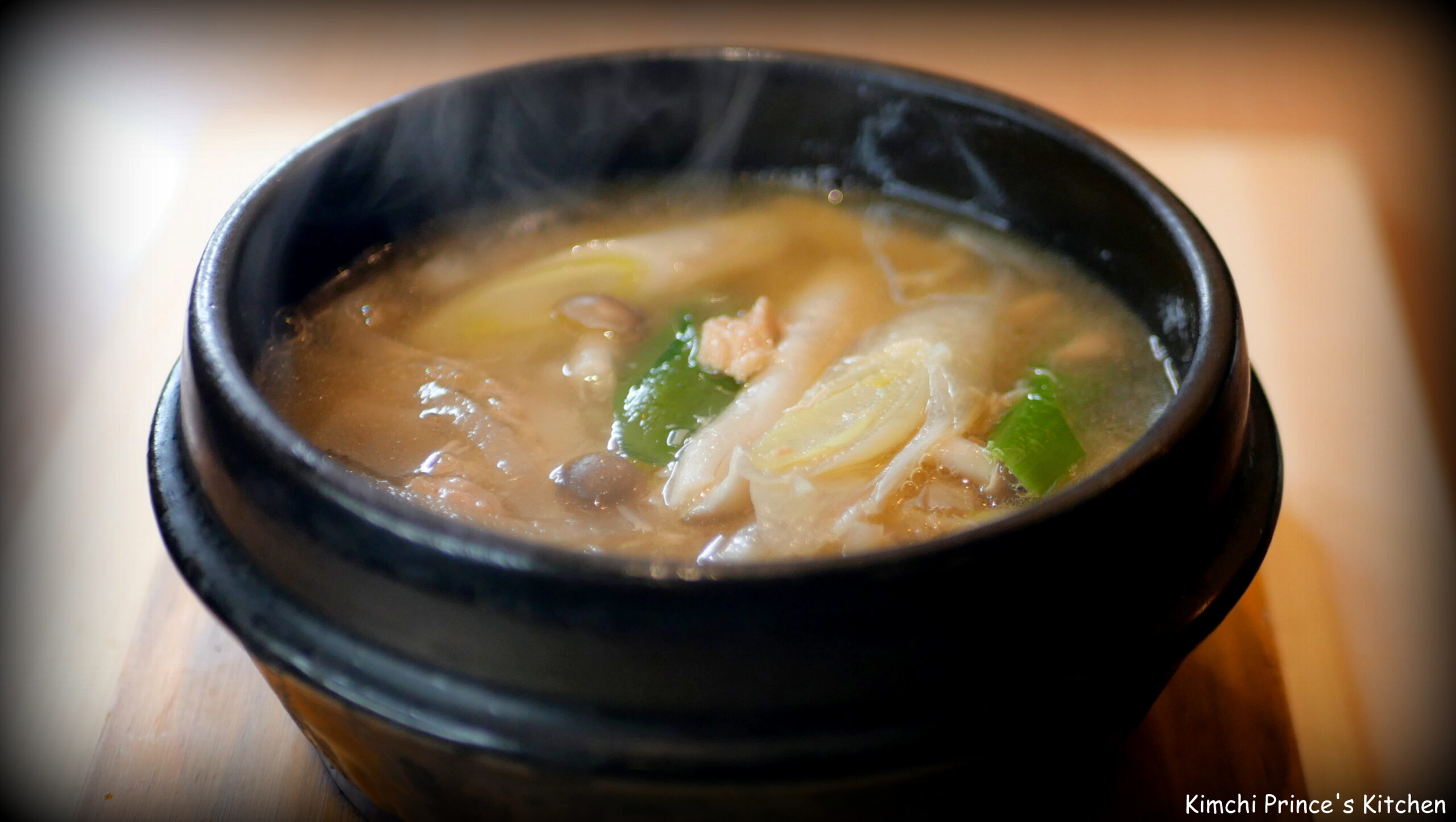 キムチチゲ風韓国スープ飯