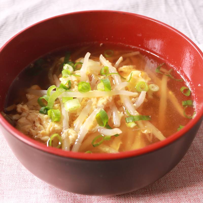 昆布だしでつくる！簡単和風卵スープ♪