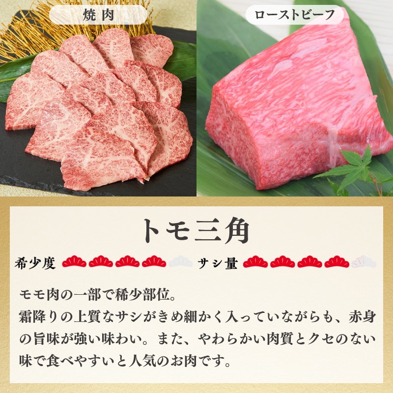 牛肉の部位「ともさんかく」の肉言葉熟成肉の格之進