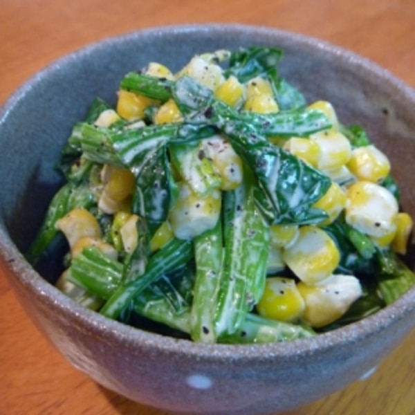 お弁当にも◎ほうれん草とコーン炒めクラシル