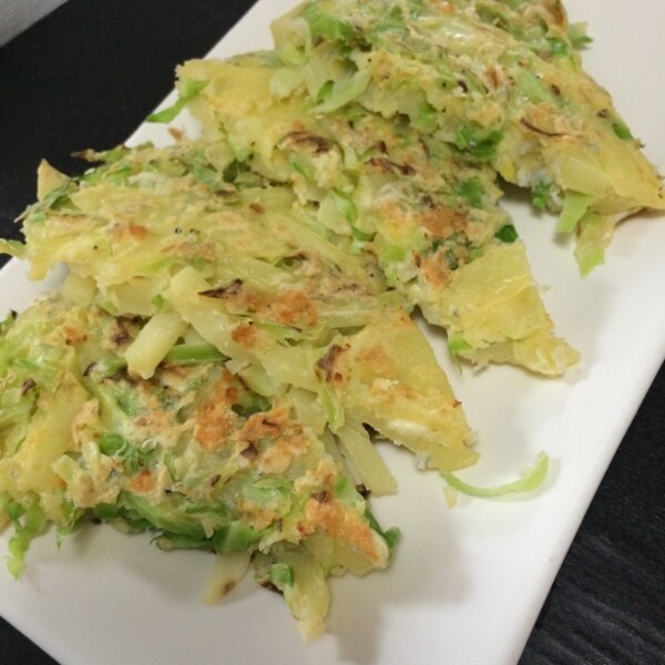 キャベツとシラスのポン酢和え