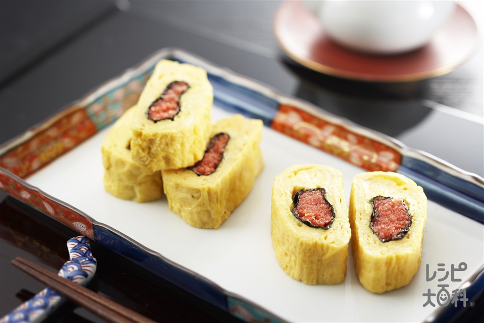 明太子たっぷり。明太マヨ卵焼き