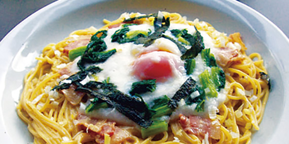 カルボナーラ│テイクアウトゆであげスパゲティの店 チロリン村│札幌 スパゲティ専門店