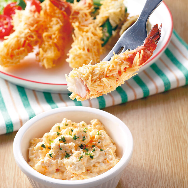 エビフライをゆず風味のタルタルソースで: やまぼし島﨑 ゆず料理レシピ