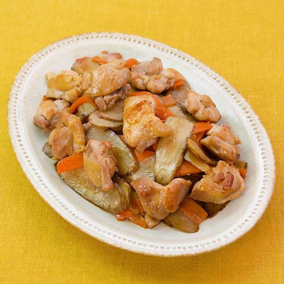 ごぼうと鶏むね肉の甘辛ごまがらめヤオコーレシピ by Cooking Support