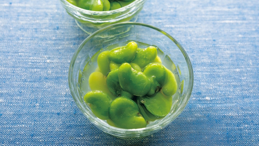 母レシピ 簡単！茹でそら豆の甘煮♪