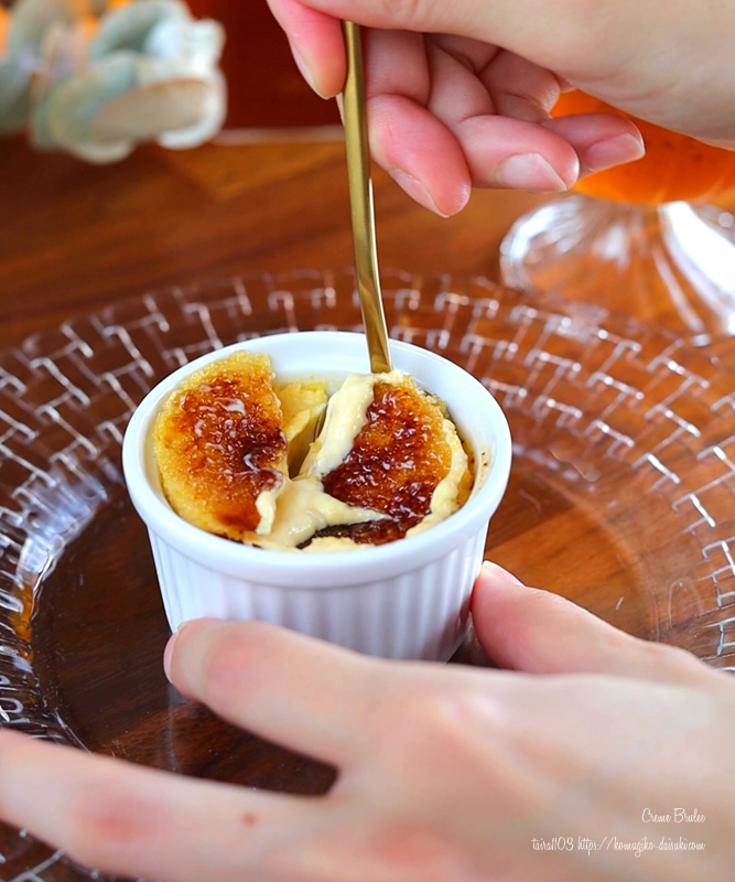 バーナーが無くてもできる簡単ブリュレの方法 スプーンを使った簡単ブリュレ・焦がし方のポイントHow to Brulee Coris cooking