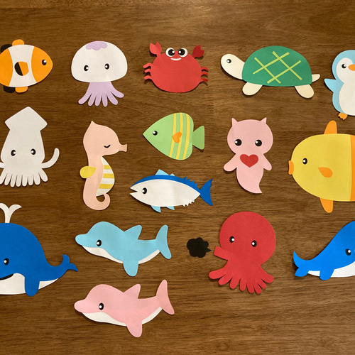 魚壁面 海壁面 夏壁面 壁面飾り - メルカリ