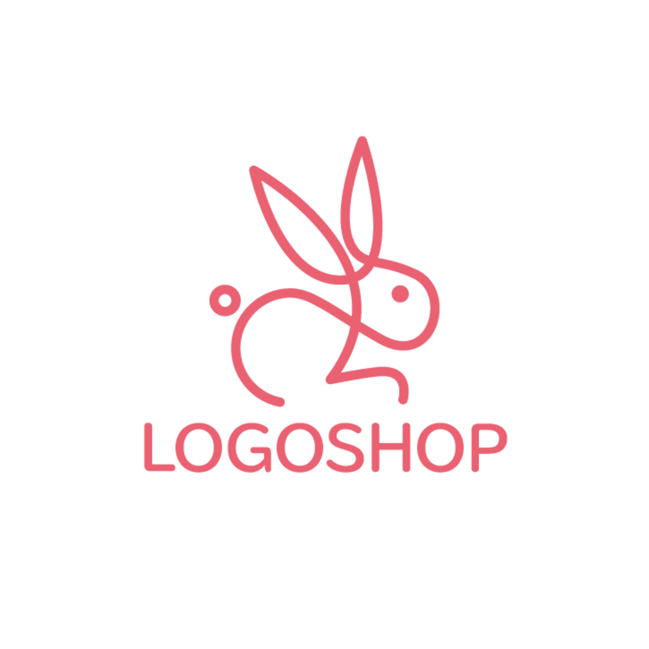 不思議なうさぎのロゴ