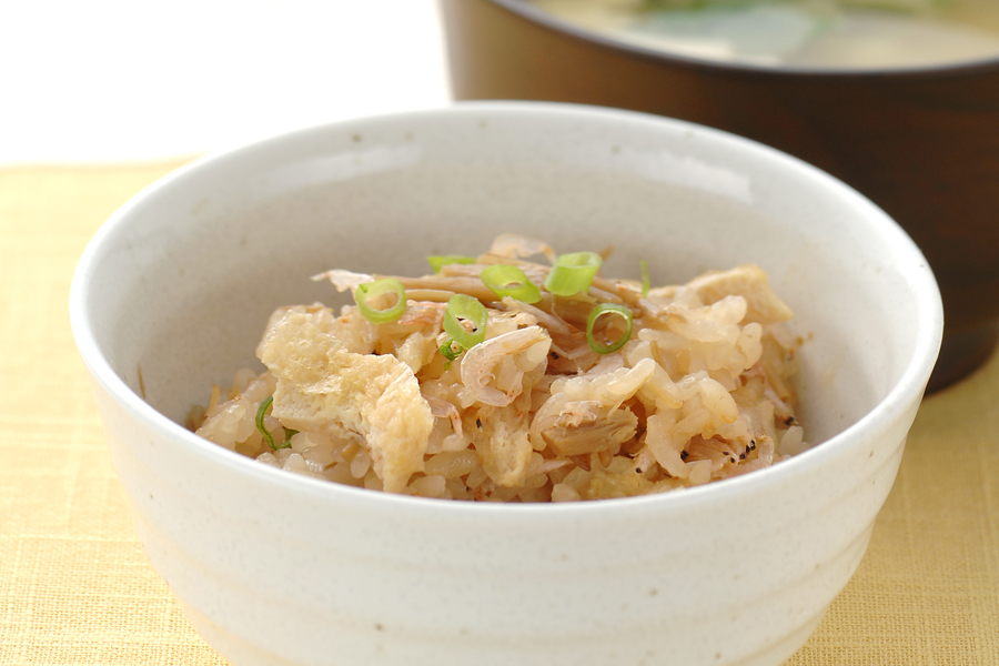 タケノコと桜エビの炊き込みご飯今夜の一品 健康美レシピオッペン化粧品-OPPEN COSMETICS