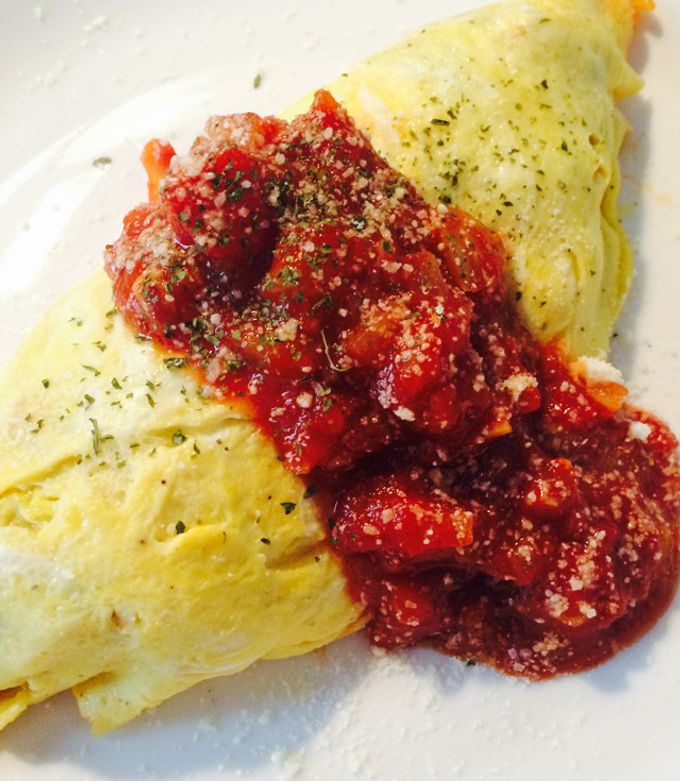 スフレオムレツのトマトソースかけカマダレシピ鎌田醤油 かまだしょうゆ 公式通販サイト