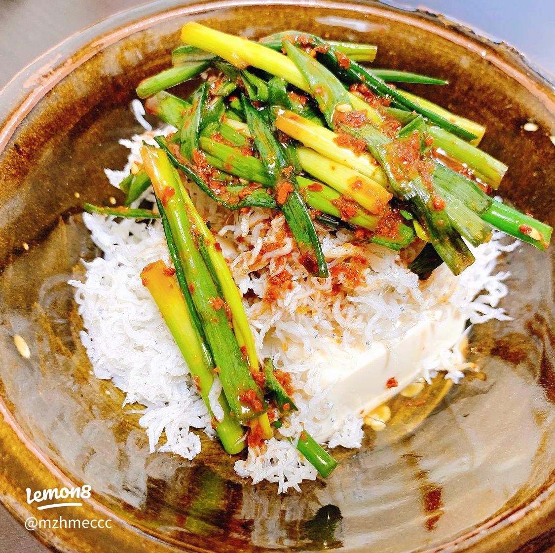 ネギの細切り韓国和え物パジョリ