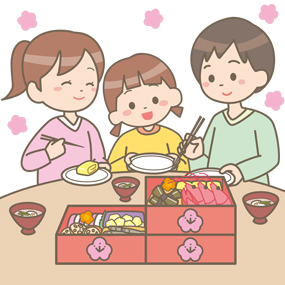 無料イラストおせち料理パブリックドメインQ：著作権フリー画像素材集