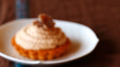 マロンタルト型にはまったお菓子なお茶の時間