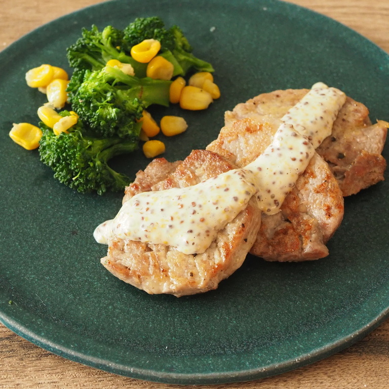 Shuntaro's kitchen 豚肉のソテー・ハチミツマスタードソースShuntaro